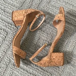 SCHUTZ Cork Heeled Sandal Worn Once 8